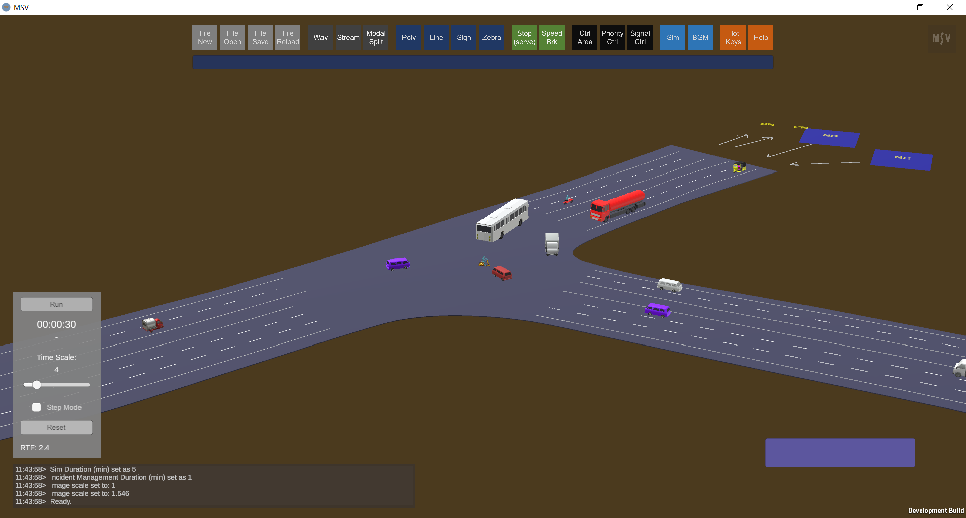 T-Junction Model in MSV