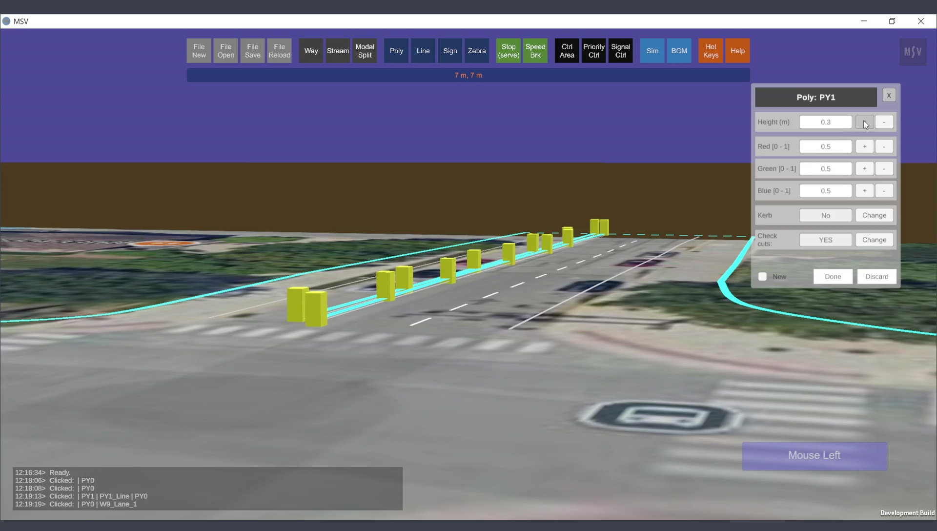 Tilted View to Adjust Height