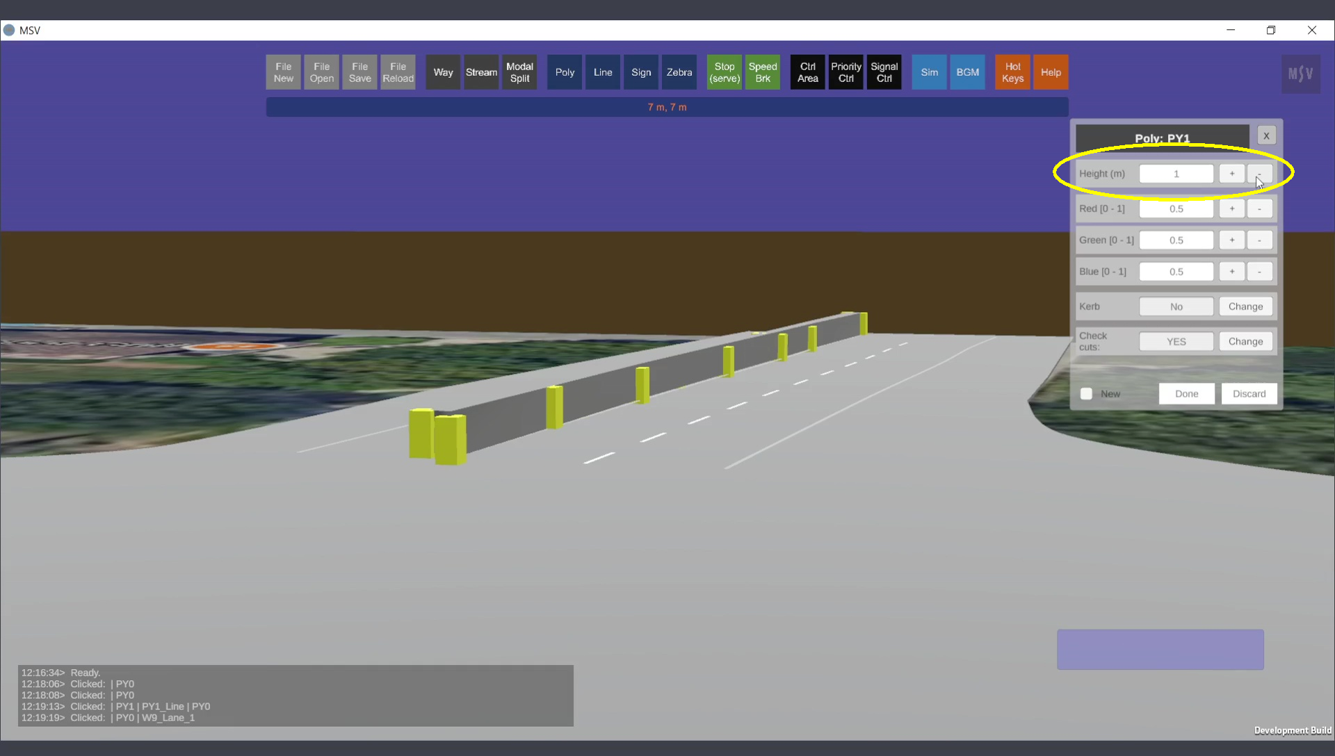 Height Set for Median