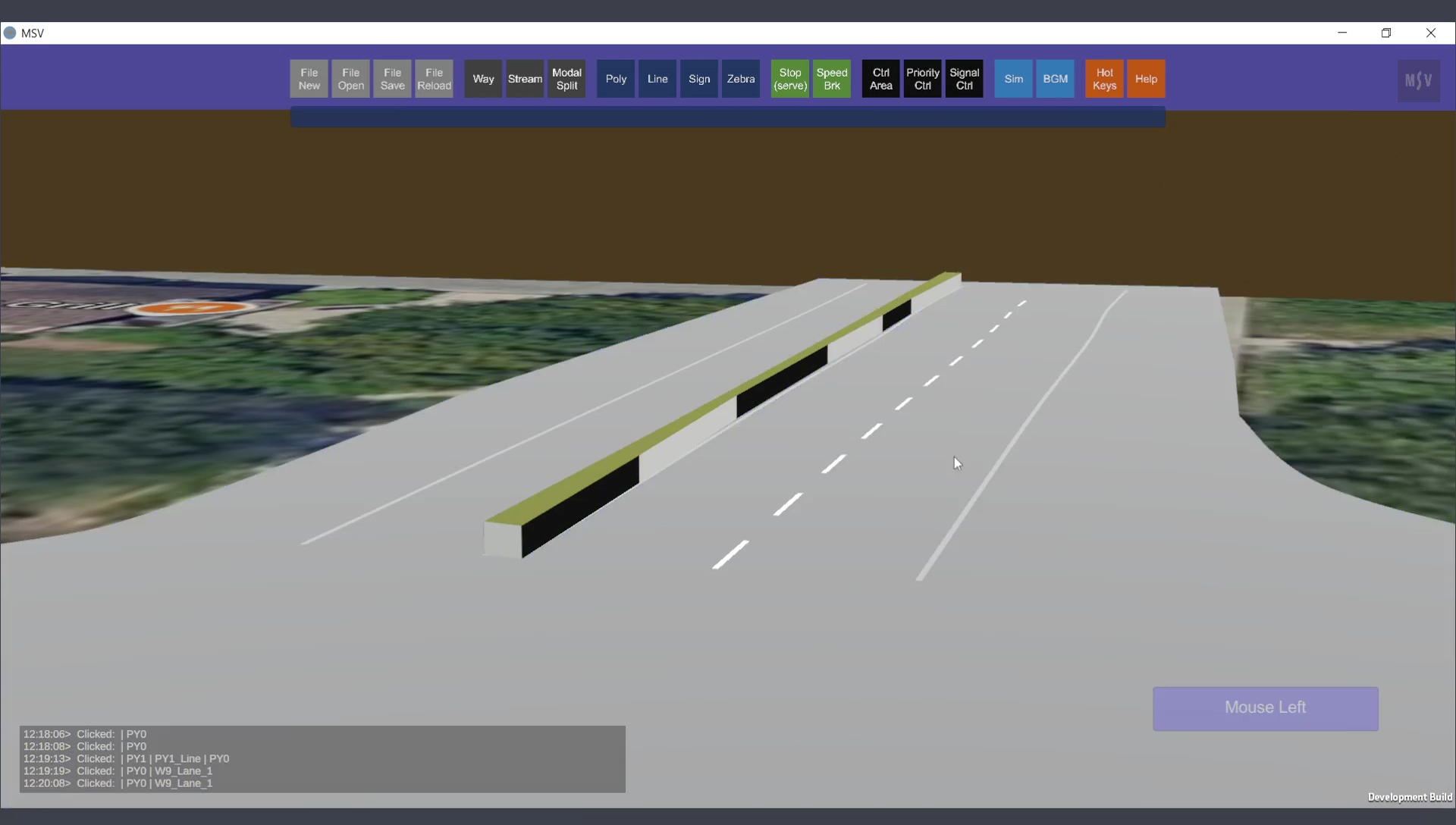 Default Kerb Strips