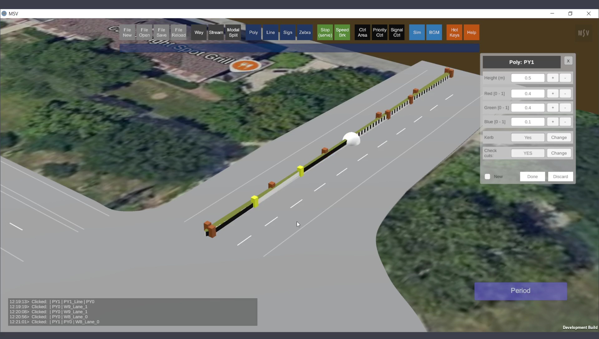 Smoothened Kerb Strips