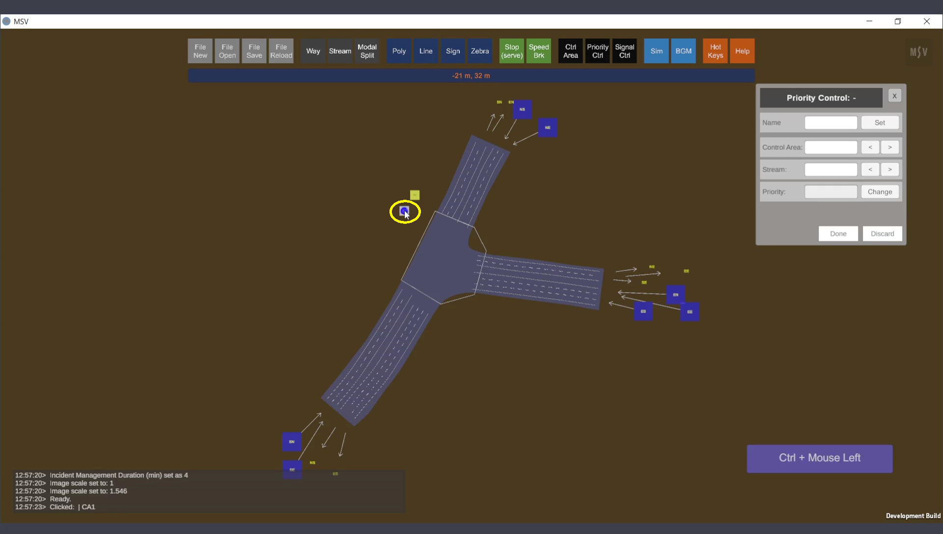 Priority Control Editor and Creation
