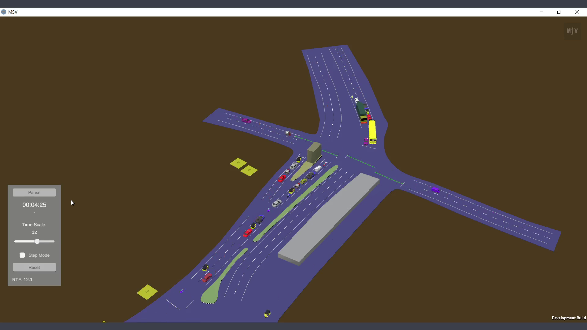 Simulation Run with Ways